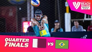 Cherif/Ahmed vs. George/Andre - Quarter Finals Highlights | Brasilia 2024 #BeachProTour
