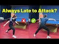 The #1 Footwork MISTAKE | Why You're Always Too Slow After a Push