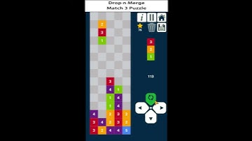 Drop n Merge Numbers: Match 3 Block Puzzle