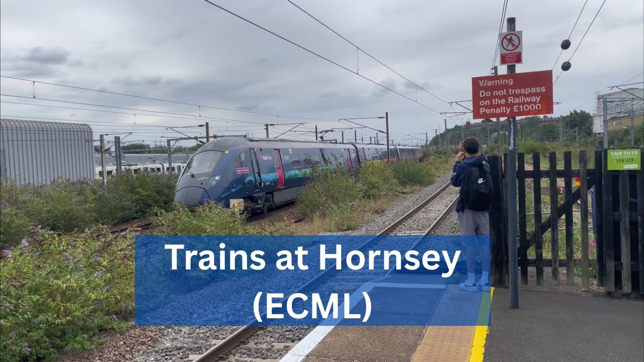 Amazing Trainspotting at Hornsey (ECML)