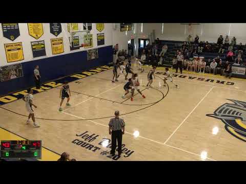 Notre Dame Green Pond HS vs Pocono Mountain West High School Mens Varsity Basketball