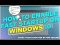 How to enable fast startup on windows 10  2021  computech web