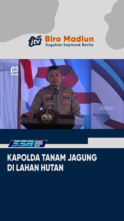 NGANJUK - Kapolda Tanam Jagung Di Lahan Hutan