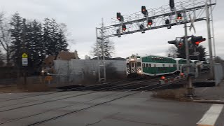 Old Cab 254 12 Car Go Train With Bike Cars? Go Train Mp40 663 At Clarkson Road December 15 2021