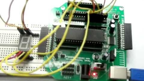 Tenet Technetronics: Interfacing seven segment led with 8051 Ustick