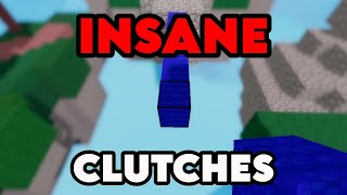 So I attempted the TOP 5 HARDEST Clutches in Roblox Bedwars...