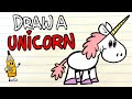 How to draw a unicorn unicornart drawing
