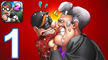 Robbery Bob 2 - Gameplay Walkthrough Part 1 - Mafioso: Levels 1-20 (iOS, Android)