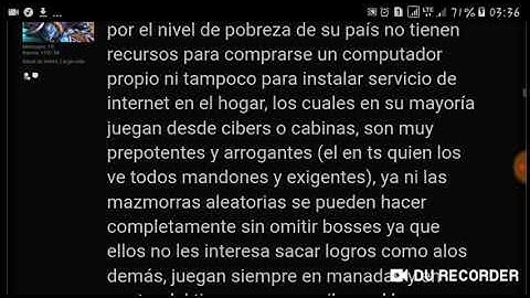 Xenofobia en el foro de wow aura