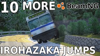 BeamNG.drive | 10 MORE Irohazaka jumps