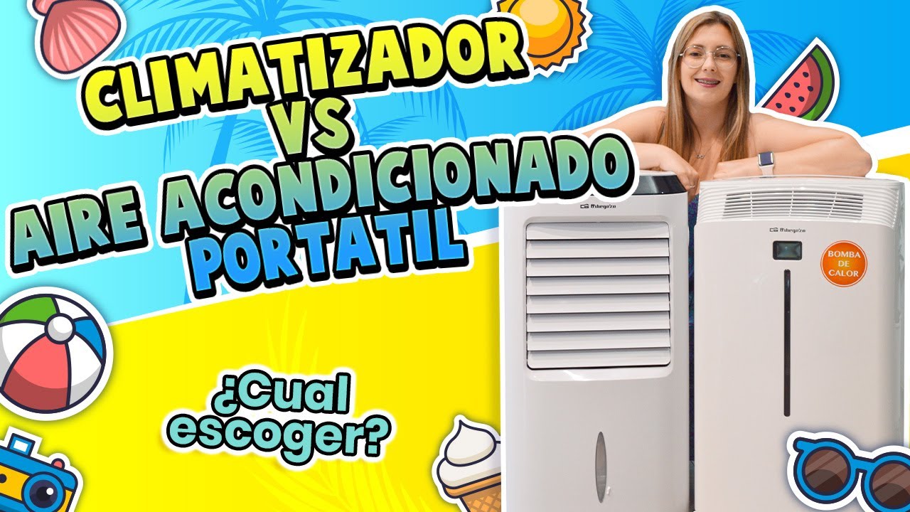 Climatizador VS Aire Acondicionado Portátil ¿Cuál elegir? 💧❄️🥵 - YouTube