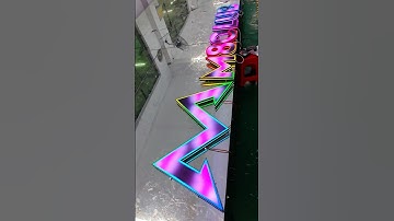 This luminous character light has strong penetration.#ledlight #signature #lightbox #lamplight