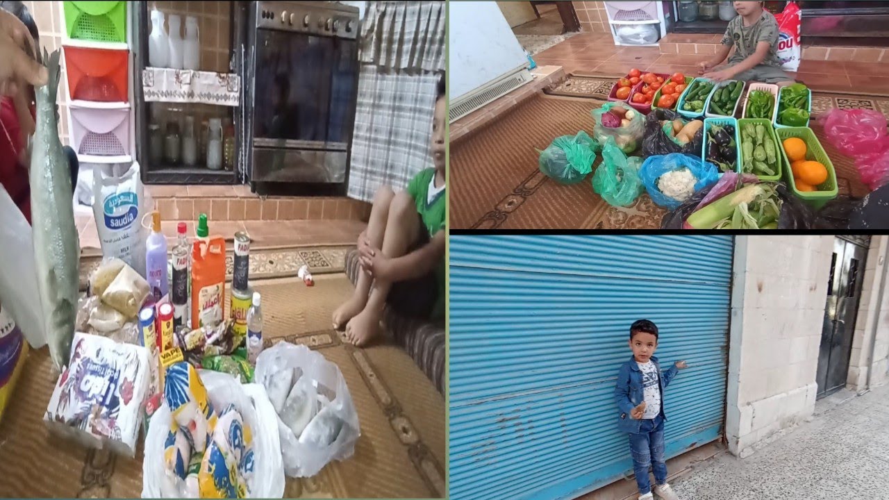 اخيرا جهزنا اوراق اسامة للمدرسة وفيديو الخير والرزق والبركة وتسويقة الشهر