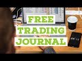 Trading Journal - My Excel Spreadsheet Trading Journal ...