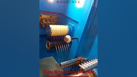 8 Line Wire Drawing Machine With Annealing