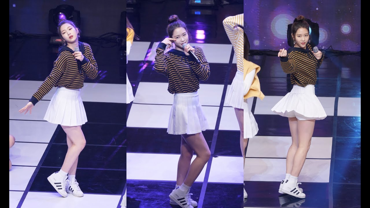 [4K] [171216] OH MY GIRL 오마이걸 (지호) - 한 발짝 두 발짝 (평창올림픽 성공개최 기원 강릉 콘서트) 직캠/Fancam by PIERCE