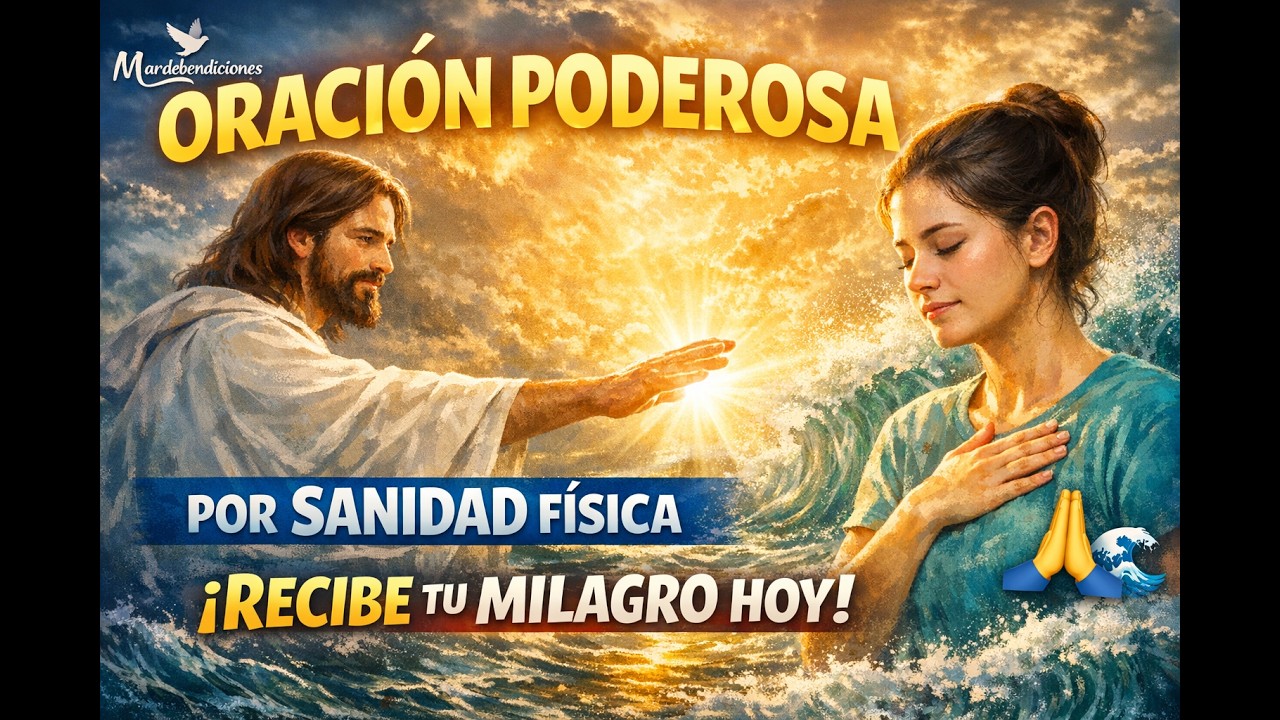 Oración poderosa por sanidad física — recibe tu milagro hoy 🙏🌊 - YouTube