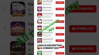 All New Rummy Apps Links | All Rummy and Teenpatti Apps Links 2024 screenshot 2