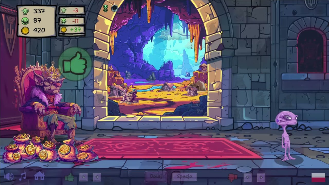 Król Goblinów. Symulator królestwa - Gameplay - similar to Sort the Court