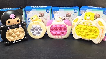 7 Minutes Satisfying ASMR with playing Fast Push Game Pop It Eletrônico Fidget Toy