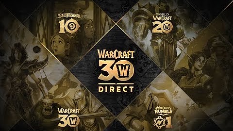 Warcraft 30th Anniversary Direct: Celebrations, Reflections, and a Look Ahead REACTION