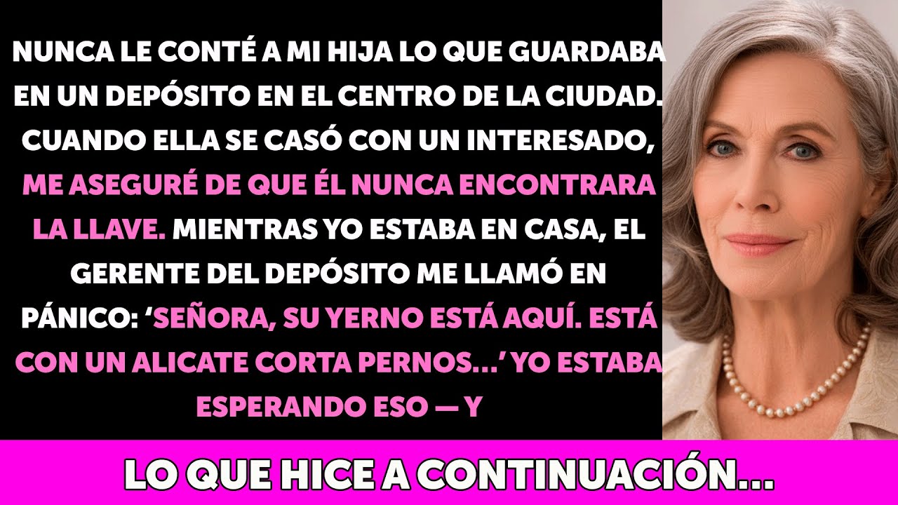Jamás le revelé a mi hija el secreto del depósito  Su ambicioso esposo intentó romper la cerradu