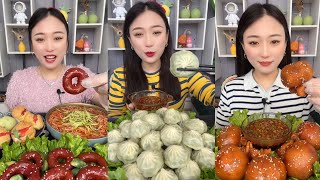 ASMR MUKBANG CHINESE SPICY EATING SHOW.[MZG eat@ #asmr #yummy#food#eating#spicy#beef #pork#153