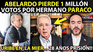 🚨CORTE CONFIRMÓ CONDENA POR PARAMILITAR A URIBE. Abelardo Pierde 1 Millón de Votos. Campaña se CAE