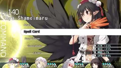 Labyrinth of Touhou 2 New game+ Hard Mode boss 71: Enhanced Boss Rush