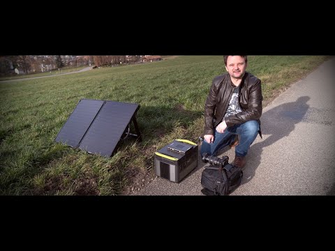 Review of the Goal Zero Boulder 100 Briefcase solar panel - YouTube