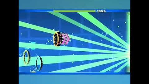 Dimension Step layout without decoration, muy probably insane demon |Geometry Dash|