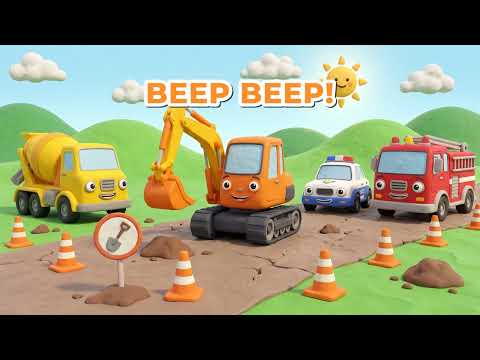 Dig, Dig, Road Fix!  | Ruby Bobby Rolly | Kids Cartoon