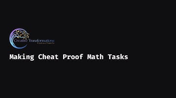 Cheat-Proof Math Tasks That Build Real Understanding