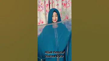 Hijab Tutorial Usaima Style status for WhatsApp#shorts