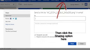 Uploading and Sharing Files with SkyDrive