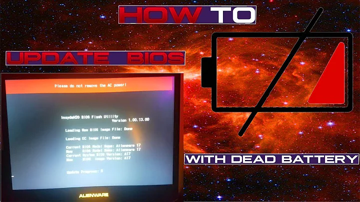 How To Update The BIOS With A Dead Battery