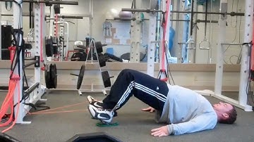 Band Resisted Slide Leg Curl