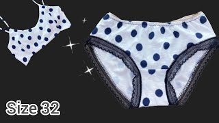 How​ to​ sew​ Underwear​ Cutting​&amp;Stitch​ing​|Very​ Easy​ Sewing​ Underwear​ making​ Ideas​