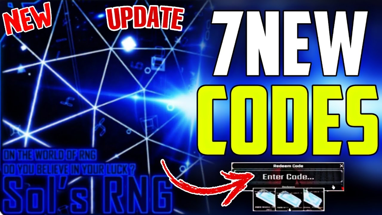Sol S Rng Code *NEW UPDATE* ALL WORKING CODES FOR SOL’S RNG IN 2025! ROBLOX SOLS RNG ...