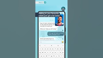 Meta has made celebrity chatbots #itvnews #meta #celebs