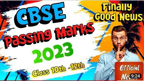 passing criteria 2023 | cbse passing marks | class 10 | class 12 | cbse news | cbse update