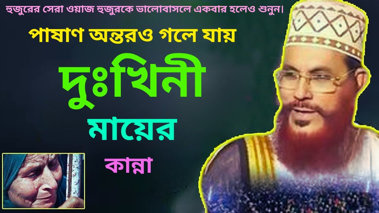জনম দুঃখিনী মায়ের কান্না নিয়ে বয়ান করছেন- দেলোয়ার হোসেন সাঈদী| 