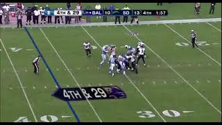 Ray Rice 4th \& 29 vs Chargers