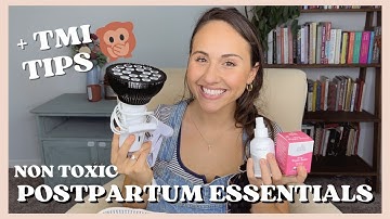 Natural Postpartum Must Haves for Mom | What I ACTUALLY Used for LABOR RECOVERY