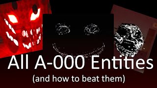 All A-000 Entities | Roblox Doors 