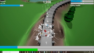 UE4 low poly mini game play through