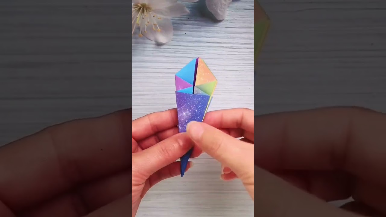 How to make a Attractive Diy Paper Foldable Umbrella ☔