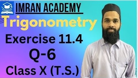 Trigonometry, Exercise 11.4, Q-6, Class 10, #ssc #green board #education.