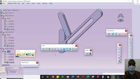 Quick Return Mechanism In Catia/ CATIA/ CAD/Ethiopia