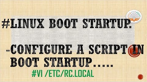 how to add command in linux boot startup || setup linux boot startup || linux boot startup script ||